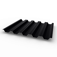 Профнастил НС35 0,4 RAL 9005 оцинкованный, с полимерным покрытием (Полиэстер)