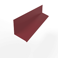 Планка примыкания к стене верхняя для фасада оцинкованная с порошковым покрытием 0,45мм RAL 3003