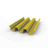 Профнастил оцинкованный с полимерным покрытием полиэстер Н114 buildstor 1х646мм RAL 1012 Лимонно-жёлтый