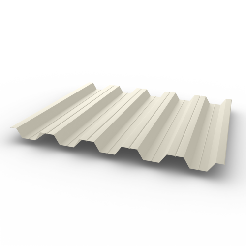 Профнастил НС35 - 0,6 - RAL 9001 оцинкованный, с полимерным покрытием (Полиэстер) Профнастил НС35 - 0,6 - RAL 9001 оцинкованный, с полимерным покрытием (Полиэстер)