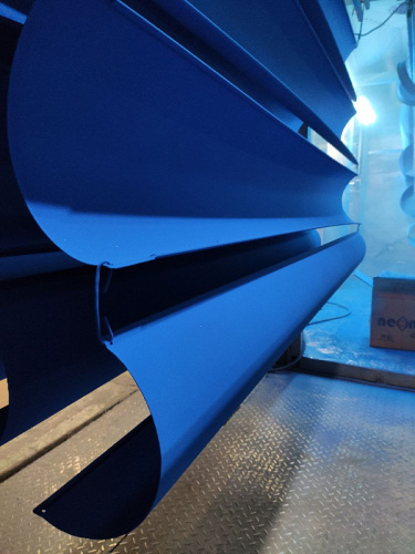 Желоб водосточный оцинкованный порошок ф120х2000мм RAL 7048 фото 5