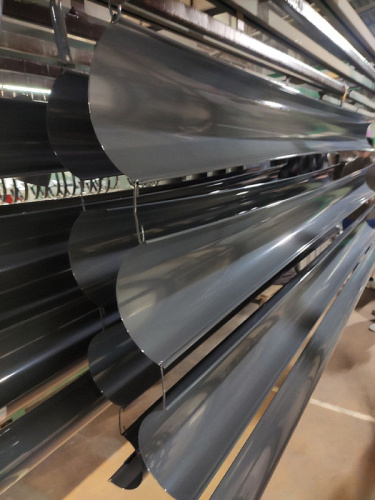 Желоб водосточный оцинкованный порошок ф150х2000мм RAL 7024