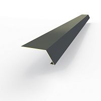 Карнизная планка RAL 7024 оцинкованная c порошковым покрытием 0,45мм полиуретан