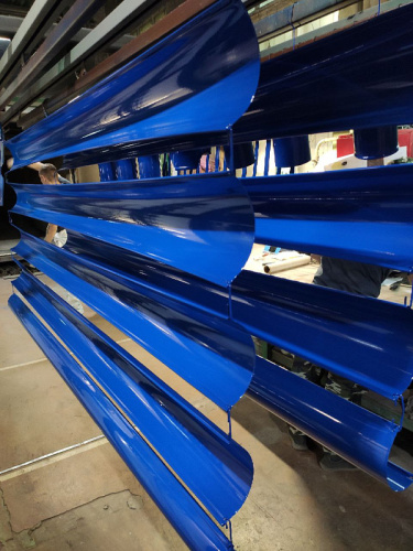 Желоб водосточный оцинкованный порошок ф120х2000мм RAL 3011 фото 7