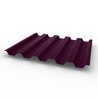 Профнастил НС35 0,4 RAL 4007 оцинкованный, с полимерным покрытием (Полиэстер)