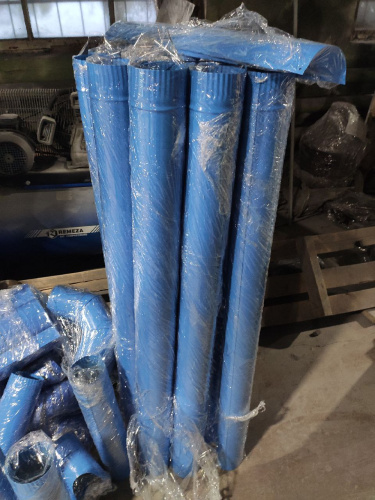 Труба водосточная оцинкованная порошок ф110х1250мм RAL 5012 Труба водосточная оцинкованная порошок ф110х1250мм RAL 5012