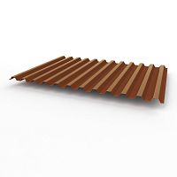 Профнастил оцинкованный с полимерным покрытием полиэстер С21 buildstor 0,5х1051мм RAL 8029 Перламутровый медный