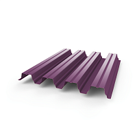 Профнастил Н75 - 0,7 (RAL 4008) с полимерным покрытием (полиэстер)