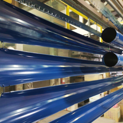 Желоб водосточный оцинкованный порошок ф120х2000мм RAL 5005