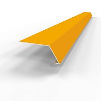Карнизная планка RAL 1003 оцинкованный c порошковым покрытием 0,45мм