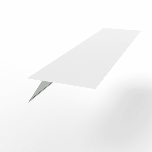 Планка карнизная оцинкованная с порошковым покрытием 0,45мм  RAL 9003