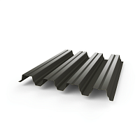 Профнастил Н75 - 0,65 (RAL 7022) с полимерным покрытием (полиэстер)