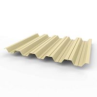 Профнастил оцинкованный с полимерным покрытием полиэстер НС35 buildstor 0,45х1060мм RAL 1015 Светлая слоновая кость