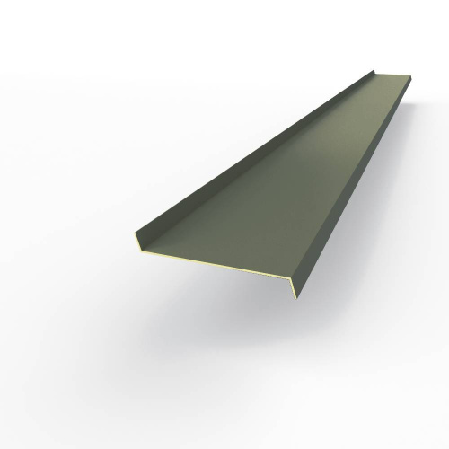 Отлив оконный оцинкованный c порошковым покрытием 0,7мм RAL 7009