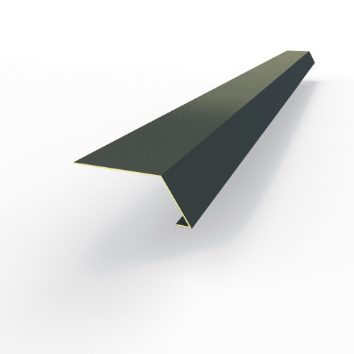 Карнизная планка RAL 7016 оцинкованная c порошковым покрытием 0,45мм