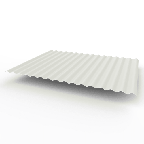 Профнастил оцинкованный с полимерным покрытием полиэстер С15 buildstor 0,7х1180мм RAL 9002 Светло-серый