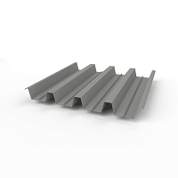 Профнастил Н60 (RAL 9007) 0,65х845мм оцинкованный, с полимерным покрытием (Полиэстер)