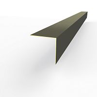 Планка угла внешнего RAL 7022 оцинкованная c порошковым покрытием 0,45мм