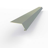 Карнизная планка RAL 7042 оцинкованная c порошковым покрытием 0,45мм