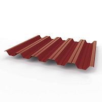 Профнастил оцинкованный с полимерным покрытием полиэстер НС35 buildstor 0,7х1060мм RAL 3011 Коричнево-красный
