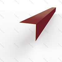 Планка угла внешнего RAL 3004 оцинкованная c порошковым покрытием 0,45мм