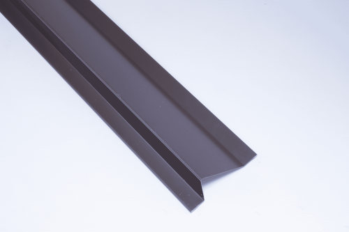 Планка торцевая оцинкованная с порошковым покрытием 0,45мм ширина менее 625 мм RAL 3003 фото 7