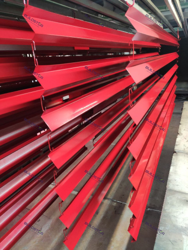 Карнизная планка RAL 3000 оцинкованная c порошковым покрытием 0,45мм фото 3