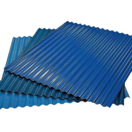Гофрированный лист (гофролист) С15 RAL 5005 сигнальный синий 0.35 мм