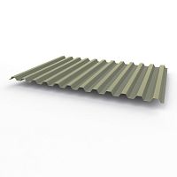 Профнастил оцинкованный с полимерным покрытием полиэстер С21 buildstor 0,5х1051мм RAL 7023 Серый бетон