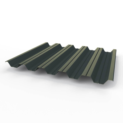 Профнастил оцинкованный с полимерным покрытием полиэстер НС35 buildstor 0,5х1060мм RAL 7016 Антрацитово-серый