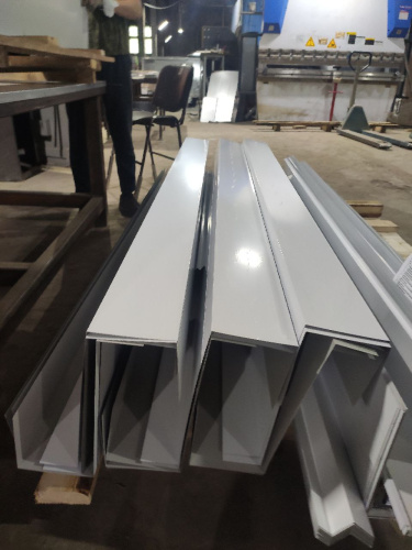 Парапет плоский RAL 9003 полиэстер 0,7 мм фото 5