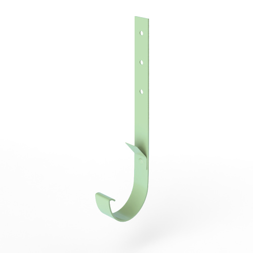 Крепление желоба водосточного короткое c порошковым покрытием ф220x350мм RAL 6019 Крепление желоба водосточного короткое c порошковым покрытием ф220x350мм RAL 6019