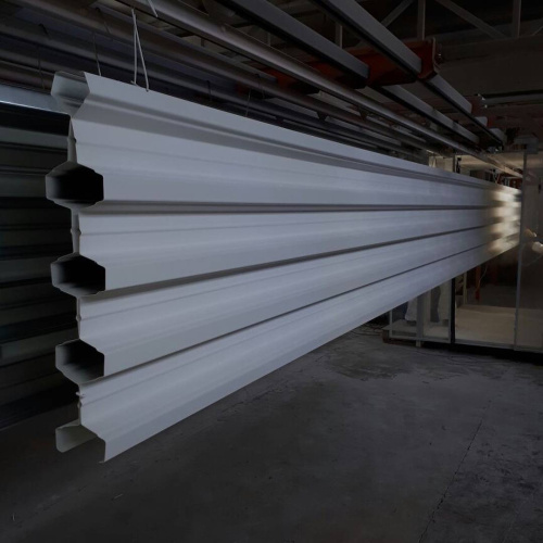 Профнастил оцинкованный с полимерным покрытием Н75 Grand line Optima 0,8х801мм RAL 9003 фото 2 Профнастил оцинкованный с полимерным покрытием Н75 Grand line Optima 0,8х801мм RAL 9003 фото 2