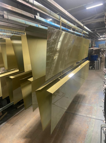 Парапет плоский RAL 1020 полиэстер 0,5 мм фото 3