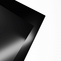 Гладкий лист 0.55мм RAL 9005 Чёрный янтарь