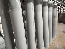 Труба водосточная оцинкованная порошок ф125х1250мм RAL 7040