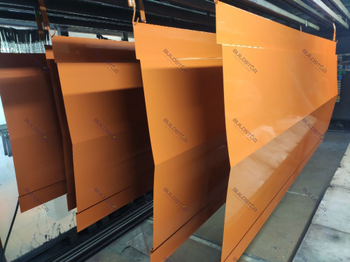 Карнизная планка RAL 2003 оцинкованная c порошковым покрытием 0,45мм фото 3