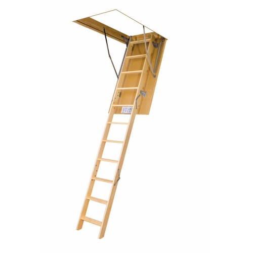 Лестница деревянная Fakro LWS Smart складная 3-сегментная 130*70см 305см