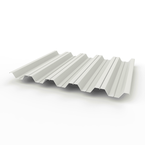 Профнастил оцинкованный с полимерным покрытием полиэстер НС35 buildstor 0,5х1060мм RAL 9002 Светло-серый
