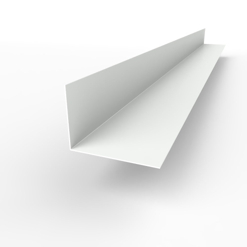 Угол внутренний RAL 9003 оцинкованный с порошковым покрытием  0,45 мм