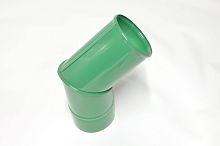 Колено водосточное оцинкованное порошок ф180мм RAL 5002