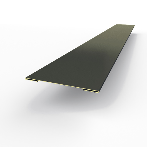 Планка стыковочная RAL 7021 оцинкованная c порошковым покрытием 0,45мм