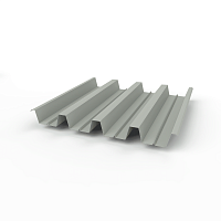 Профнастил Н60 (RAL 7038) 0,65х845мм оцинкованный, с полимерным покрытием (Полиэстер)