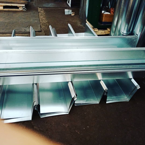 Планка ветровая фронтонная оцинкованная c полимерным покрытием 0,45мм RAL 9003 фото 6