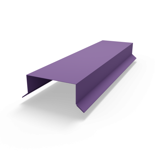 Парапет плоский RAL 4005 полиэстер 0,45 мм