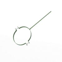 Крепление водосточный трубы сварное оцинкованное порошок ф180х10х250мм RAL 6021