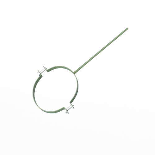 Крепление водосточный трубы сварное оцинкованное порошок ф180х10х250мм RAL 6021