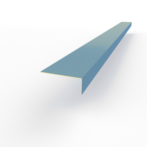 Лобовая планка (RAL 5024) оцинкованная, с порошковым покрытием 0,45 мм