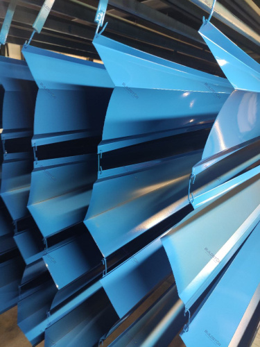 Планка угла внешнего RAL 5012 оцинкованная c порошковым покрытием 0,45мм фото 2