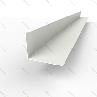Планка угла внутренняя RAL 9010 оцинкованная c порошковым покрытием 0,45мм